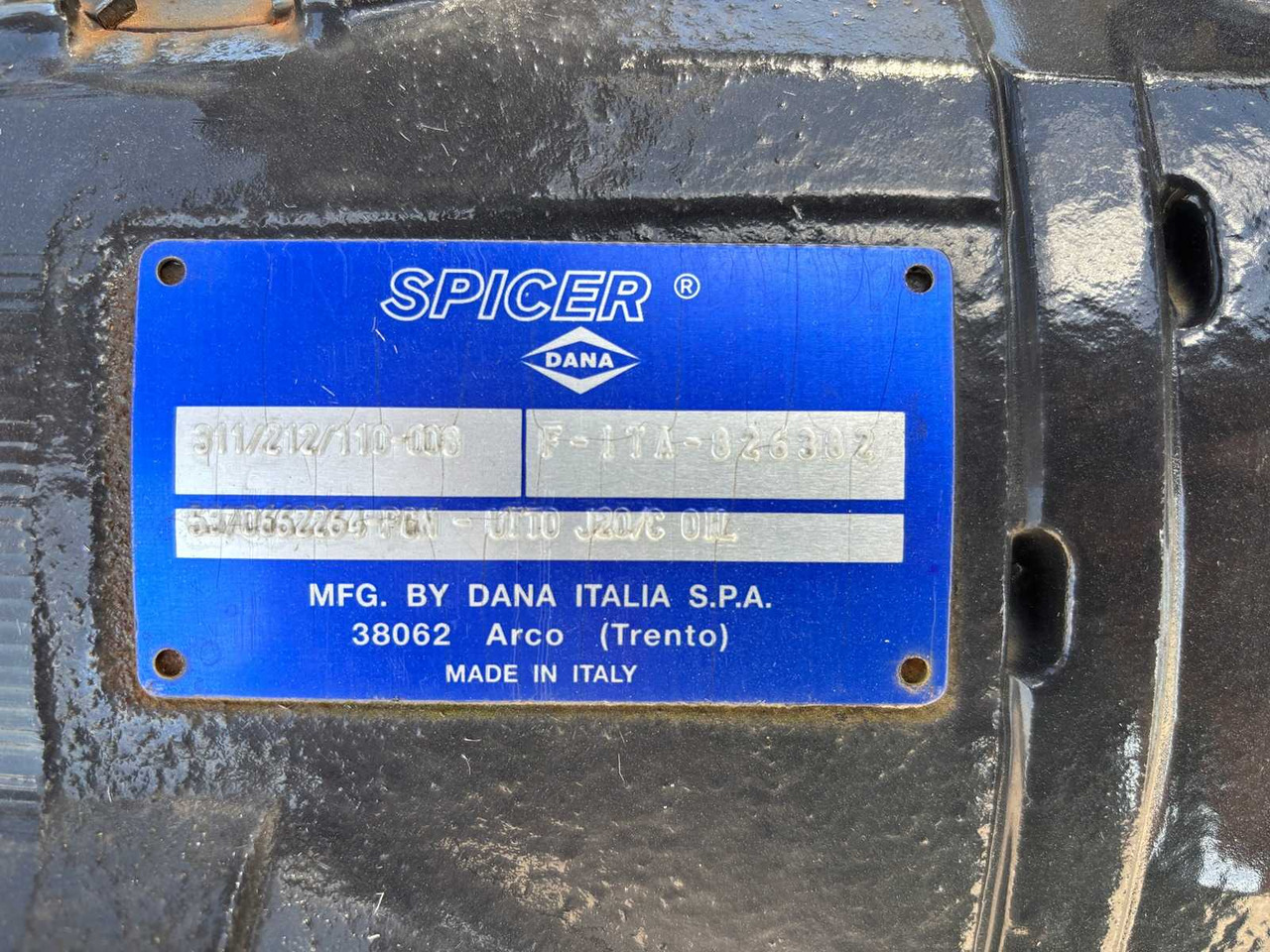 DANA ITALIA S.R.L SPICER / DANA - PLANETARY STEERING GEAR AXLE - 挖掘机:图2 DANA ITALIA S.R.L SPICER / DANA - PLANETARY STEERING GEAR AXLE - 挖掘机:图2