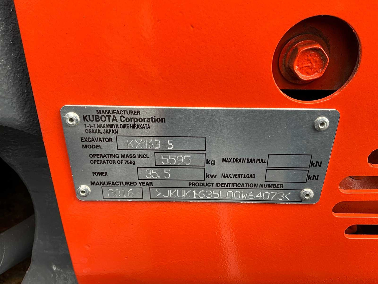履带式挖掘机 Kubota KX163-5：图28