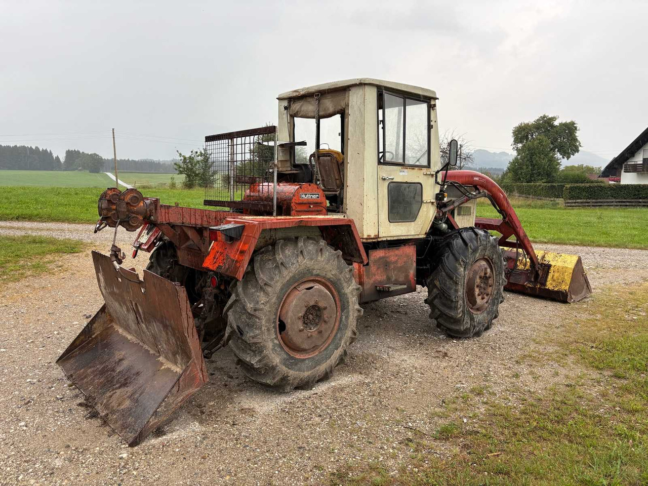 Mercedes-Benz / Huttner Spezialtraktor mit Frontlader und Rückewinde - 市政牵引车:图5 Mercedes-Benz / Huttner Spezialtraktor mit Frontlader und Rückewinde - 市政牵引车:图5
