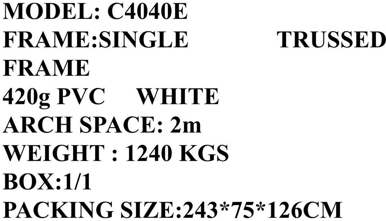 Rhino-Cross-Shelter C4040E - 12x12x4,5 m met eind zeil - 储罐:图4 Rhino-Cross-Shelter C4040E - 12x12x4,5 m met eind zeil - 储罐:图4