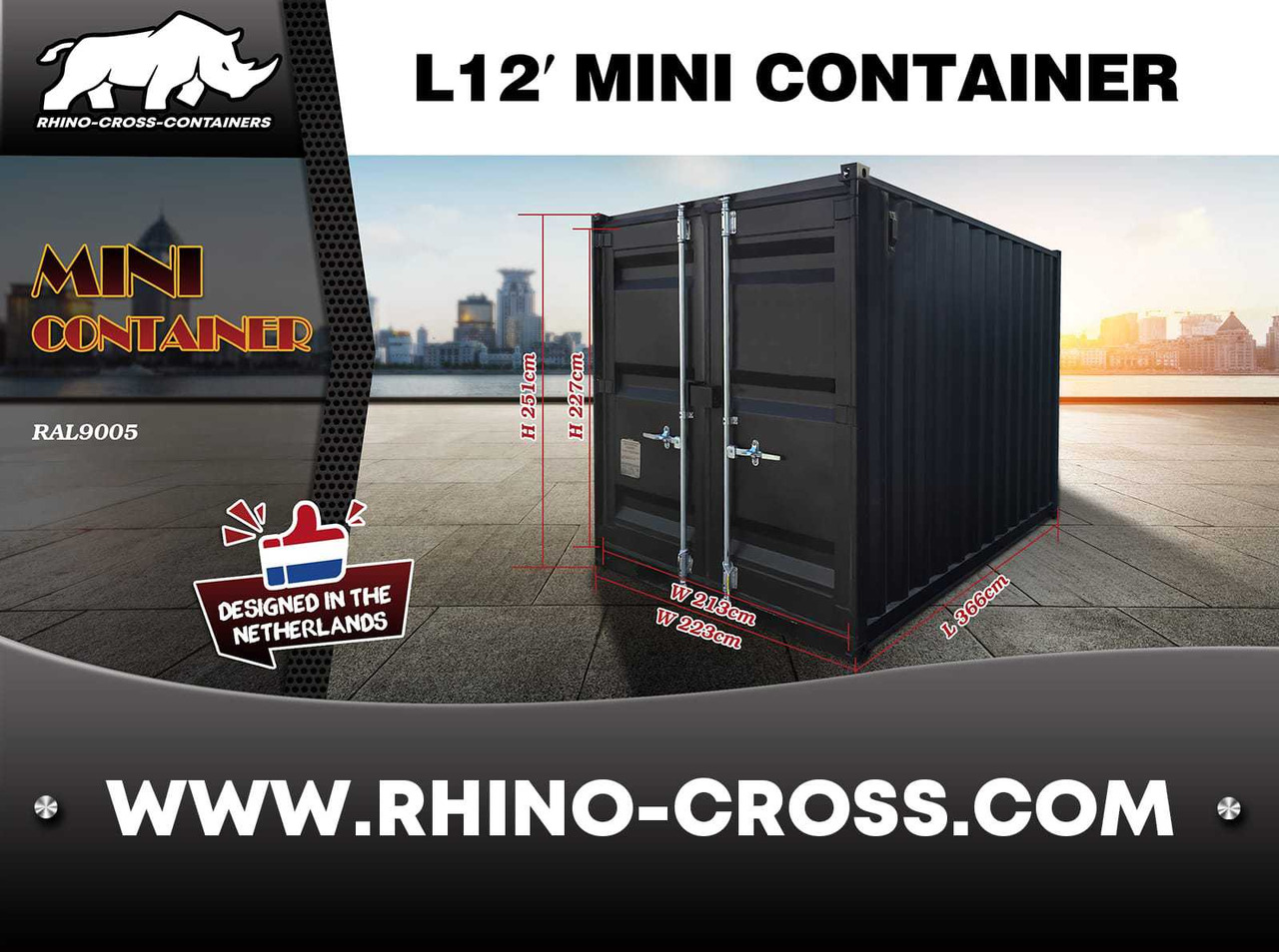 Rhino-cross-containers 12ft - 货运集装箱:图1 Rhino-cross-containers 12ft - 货运集装箱:图1