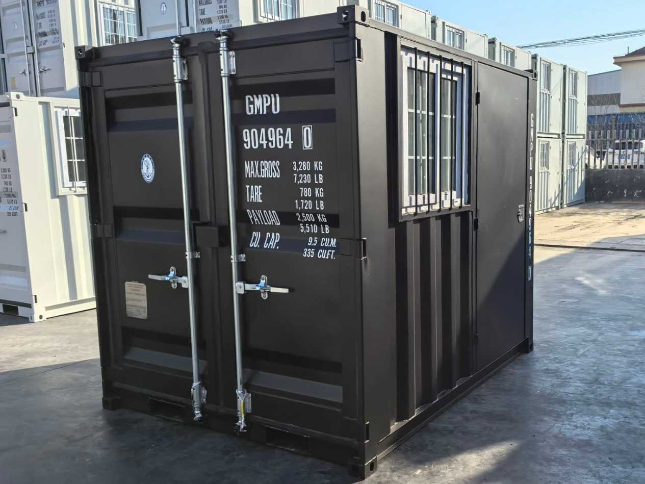 Rhino-cross-containers 9ft met deur en raam - 货运集装箱:图1 Rhino-cross-containers 9ft met deur en raam - 货运集装箱:图1