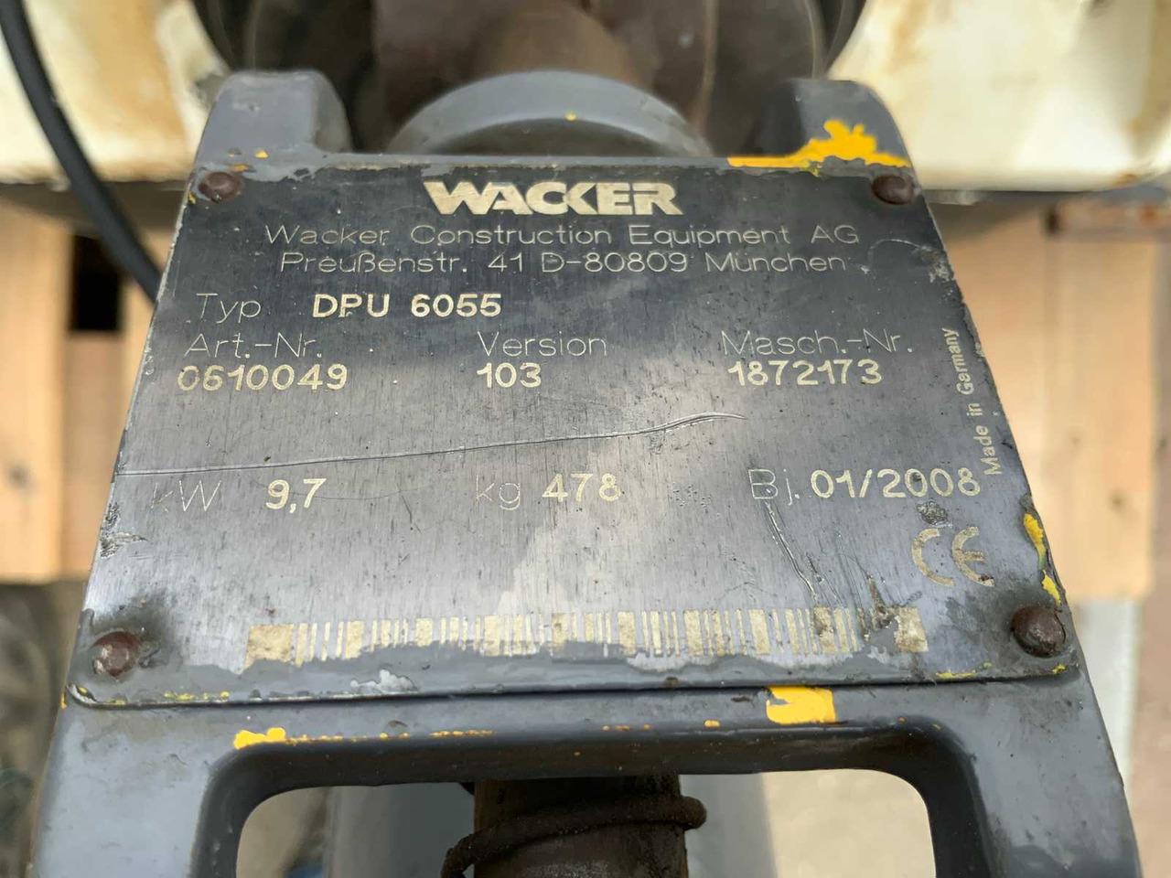 Wacker Neuson DPU6055 - 振动板:图5 Wacker Neuson DPU6055 - 振动板:图5