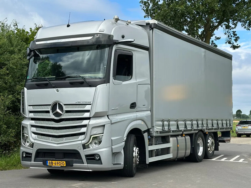 Mercedes-Benz Actros ACTROS 2545LL EURO6. 2021. Schuifzeil Bakwagen met Laadklep. - 侧帘卡车:图1 Mercedes-Benz Actros ACTROS 2545LL EURO6. 2021. Schuifzeil Bakwagen met Laadklep. - 侧帘卡车:图1