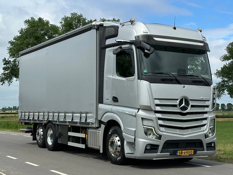 Mercedes-Benz Actros ACTROS 2545LL EURO6. 2021. Schuifzeil Bakwagen met Laadklep. - 侧帘卡车:图2 Mercedes-Benz Actros ACTROS 2545LL EURO6. 2021. Schuifzeil Bakwagen met Laadklep. - 侧帘卡车:图2