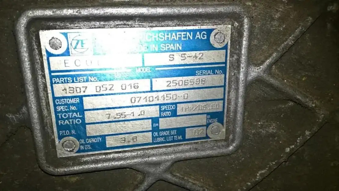 Nissan Versnellingsbak S5-42 - 变速箱及其零件 适用于 卡车:图3 Nissan Versnellingsbak S5-42 - 变速箱及其零件 适用于 卡车:图3