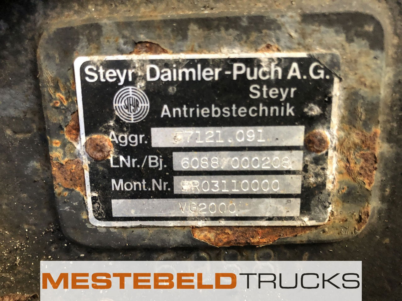 Terberg Tussenbak VG 2000 Compact - 变速箱及其零件 适用于 卡车:图5 Terberg Tussenbak VG 2000 Compact - 变速箱及其零件 适用于 卡车:图5