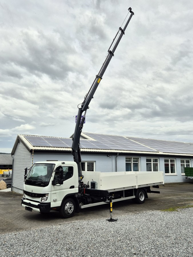 FUSO FUSO 9C18 Canter Alu Pritsche 5.5m Kran 3x hydr. - 平板货车:图2 FUSO FUSO 9C18 Canter Alu Pritsche 5.5m Kran 3x hydr. - 平板货车:图2