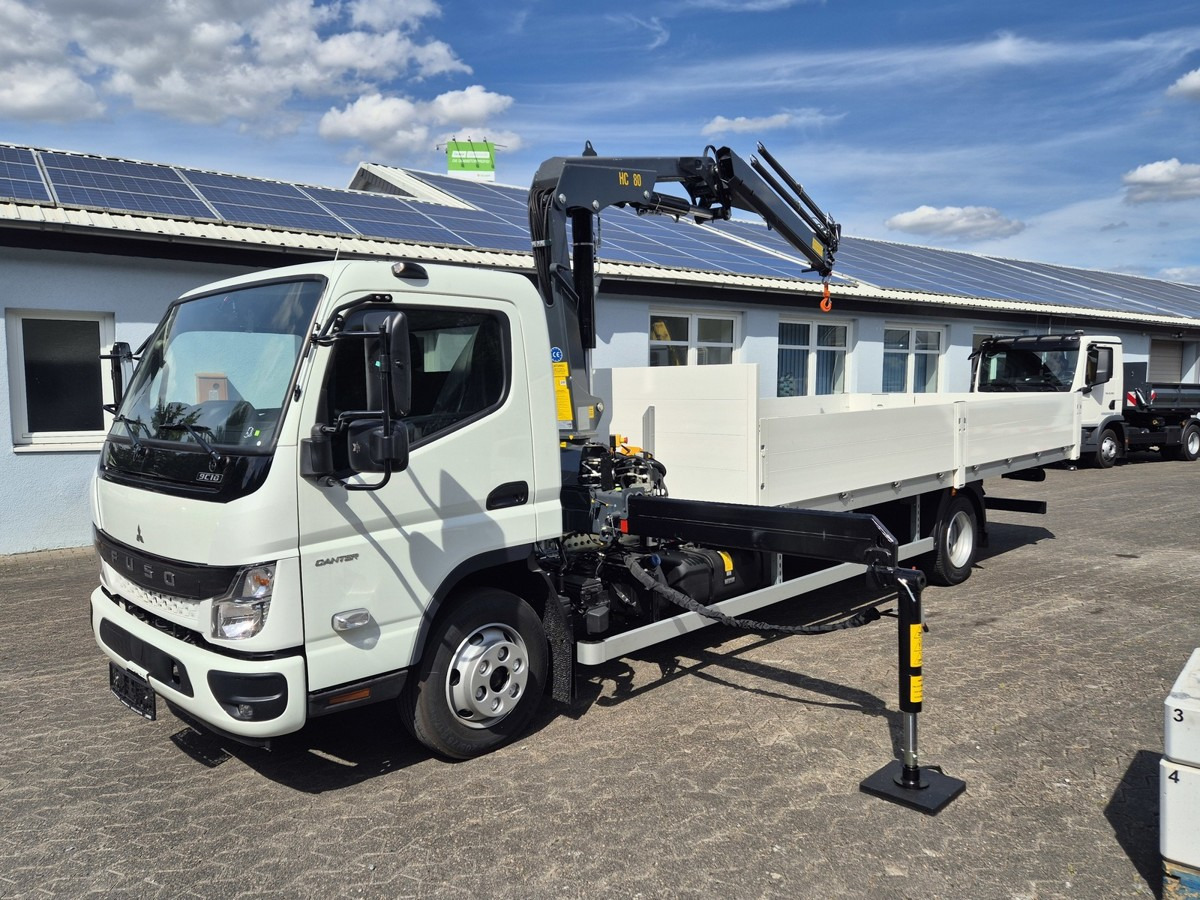 FUSO FUSO 9C18 Canter Alu Pritsche 5.5m Kran 3x hydr. - 平板货车:图2 FUSO FUSO 9C18 Canter Alu Pritsche 5.5m Kran 3x hydr. - 平板货车:图2