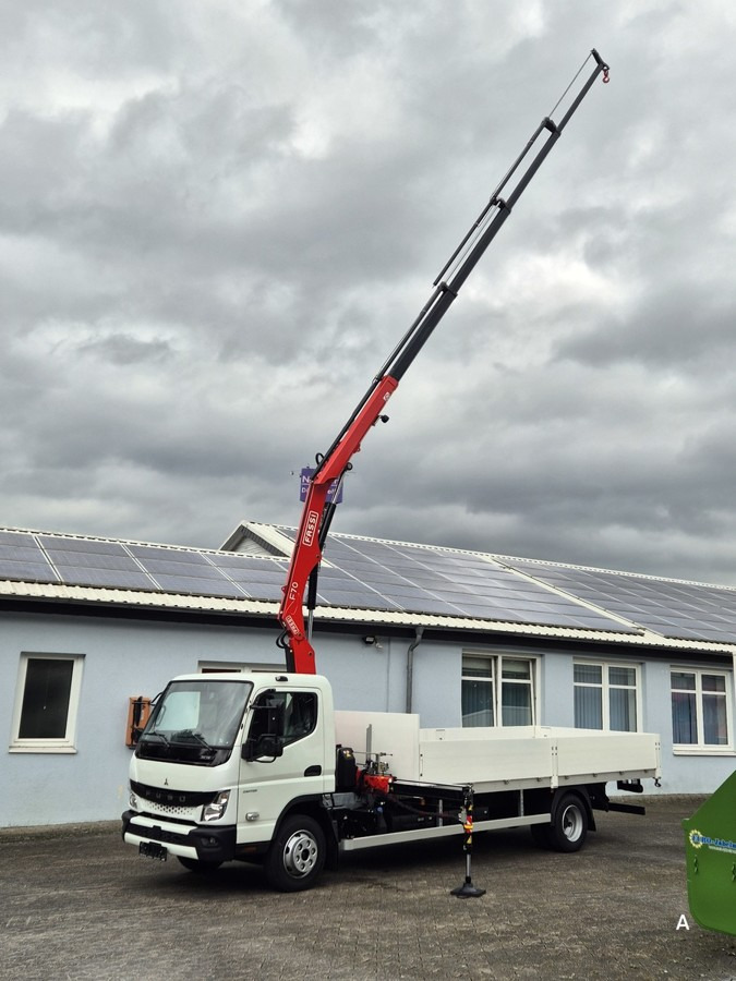 FUSO FUSO 9C18 Canter Alu Pritsche 5.5m Kran 3x hydr. - 平板货车:图2 FUSO FUSO 9C18 Canter Alu Pritsche 5.5m Kran 3x hydr. - 平板货车:图2