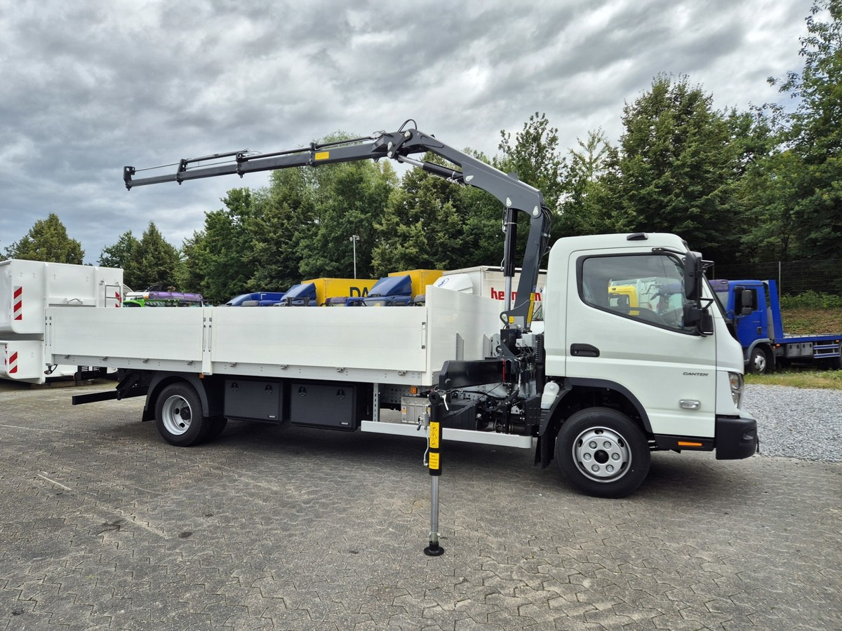 FUSO FUSO 9C18 Canter Alu Pritsche 5.5m Kran 3x hydr. - 平板货车:图5 FUSO FUSO 9C18 Canter Alu Pritsche 5.5m Kran 3x hydr. - 平板货车:图5