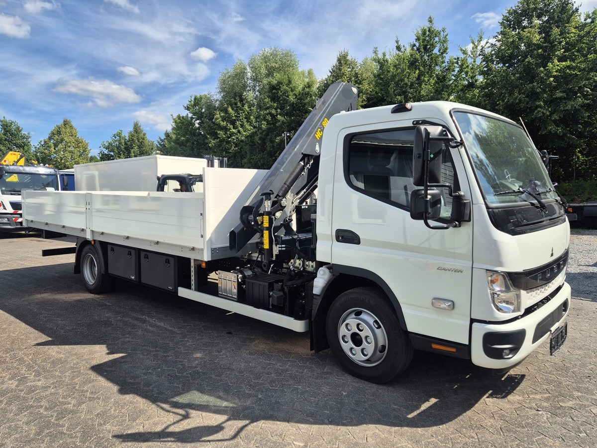 FUSO FUSO 9C18 Canter Alu Pritsche 5.5m Kran 3x hydr. - 平板货车:图1 FUSO FUSO 9C18 Canter Alu Pritsche 5.5m Kran 3x hydr. - 平板货车:图1