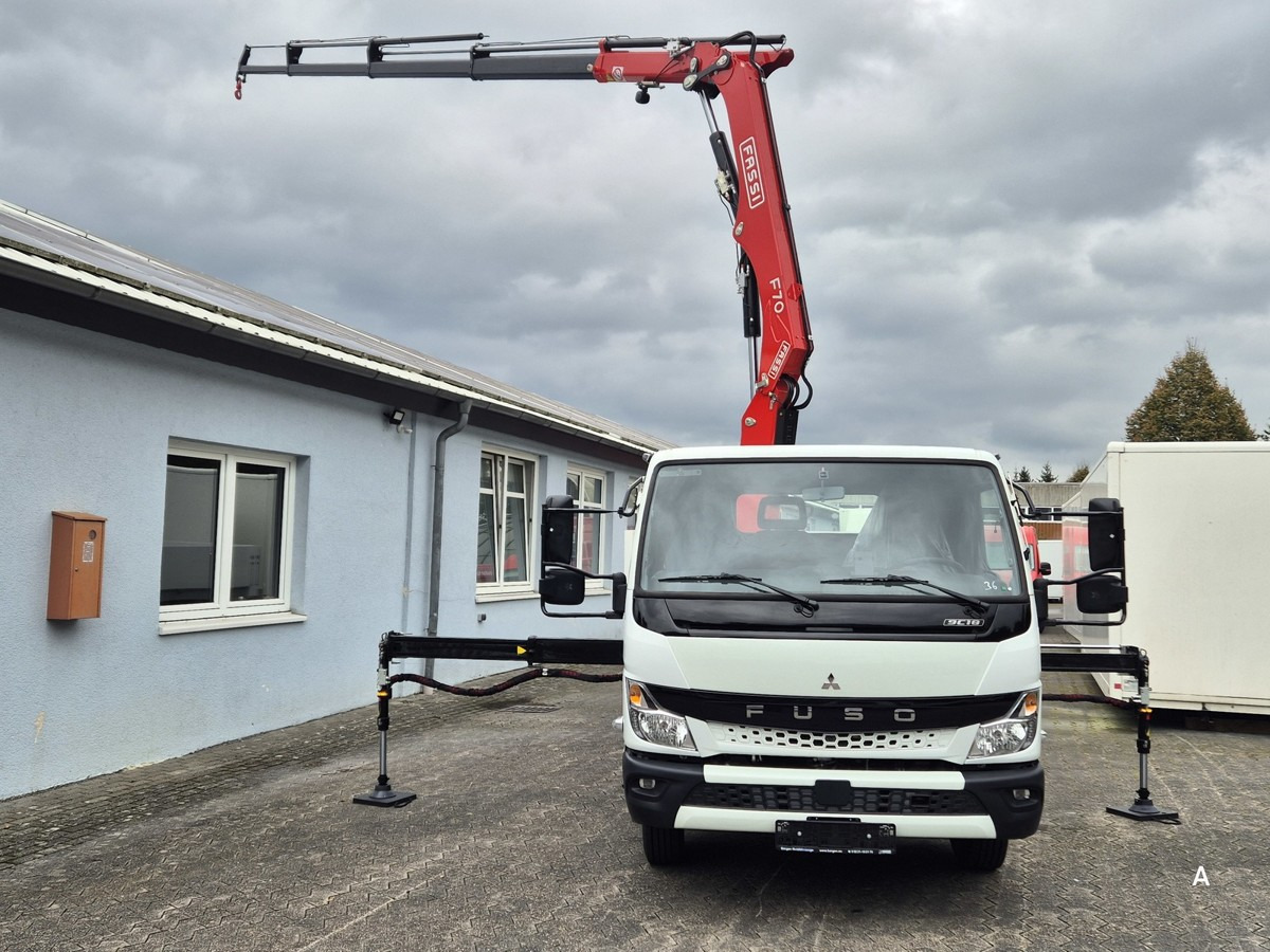 FUSO FUSO 9C18 Canter Alu Pritsche 5.5m Kran 3x hydr. - 平板货车:图4 FUSO FUSO 9C18 Canter Alu Pritsche 5.5m Kran 3x hydr. - 平板货车:图4