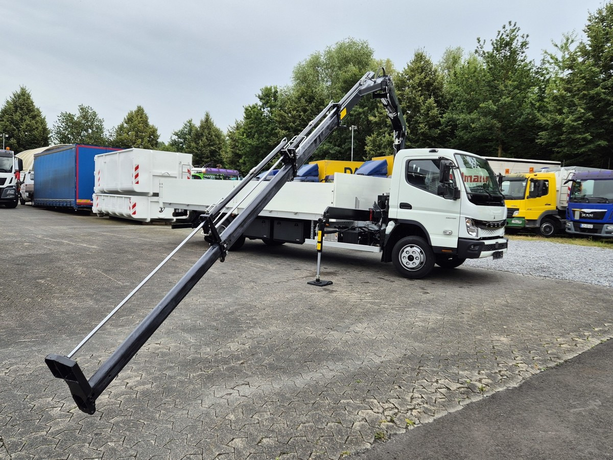 FUSO FUSO 9C18 Canter Alu Pritsche 5.5m Kran 3x hydr. - 平板货车:图5 FUSO FUSO 9C18 Canter Alu Pritsche 5.5m Kran 3x hydr. - 平板货车:图5