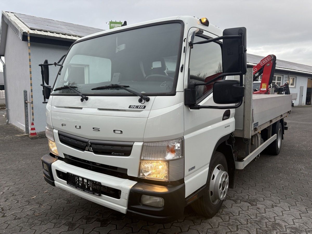 FUSO FUSO 9C18 Canter Pritsche 3.8m Kran 2x hydr. - 平板货车:图2 FUSO FUSO 9C18 Canter Pritsche 3.8m Kran 2x hydr. - 平板货车:图2