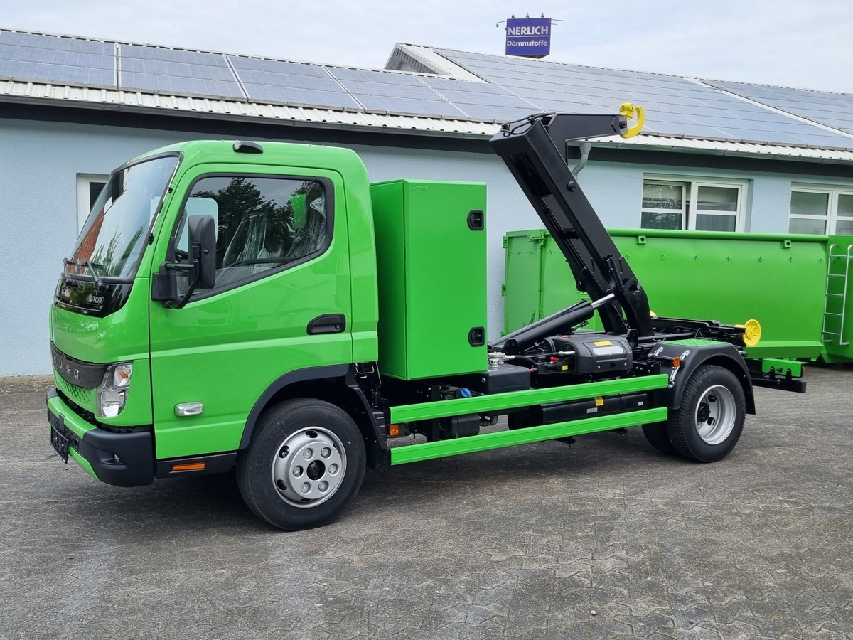 新的 吊钩升降车 FUSO FUSO 9C18 Duonic City Abrollkipper AHK：图19