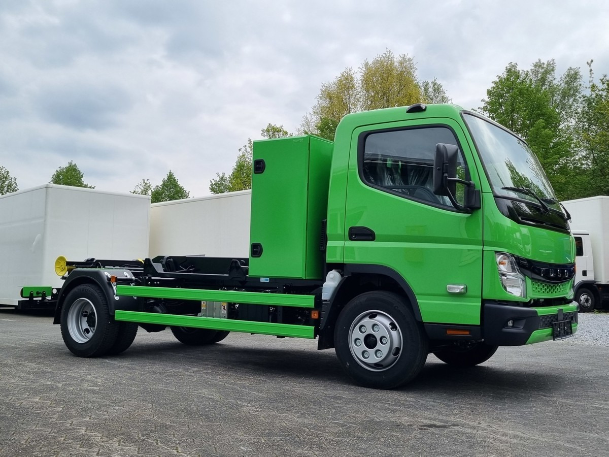 新的 吊钩升降车 FUSO FUSO 9C18 Duonic City Abrollkipper AHK：图17