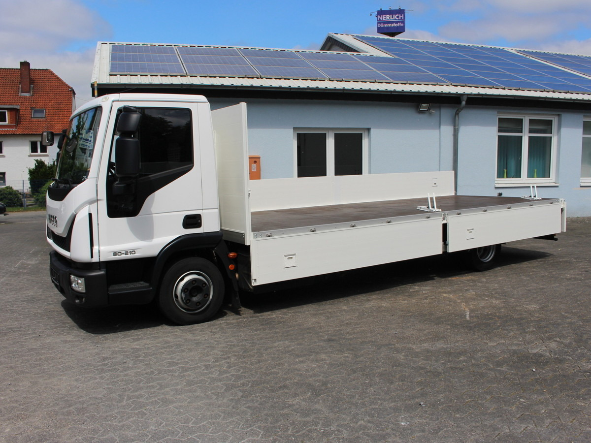 IVECO Euro Cargo 80E21 Alu Pritsche 6.10m! NEU AHK - 平板货车:图2 IVECO Euro Cargo 80E21 Alu Pritsche 6.10m! NEU AHK - 平板货车:图2