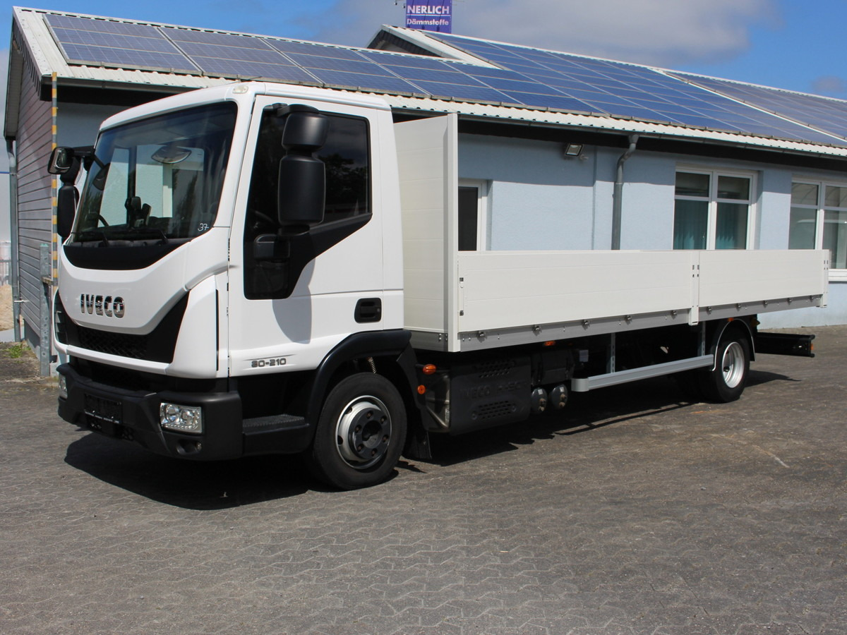 IVECO Euro Cargo 80E21 Alu Pritsche 6.10m! NEU AHK - 平板货车:图1 IVECO Euro Cargo 80E21 Alu Pritsche 6.10m! NEU AHK - 平板货车:图1
