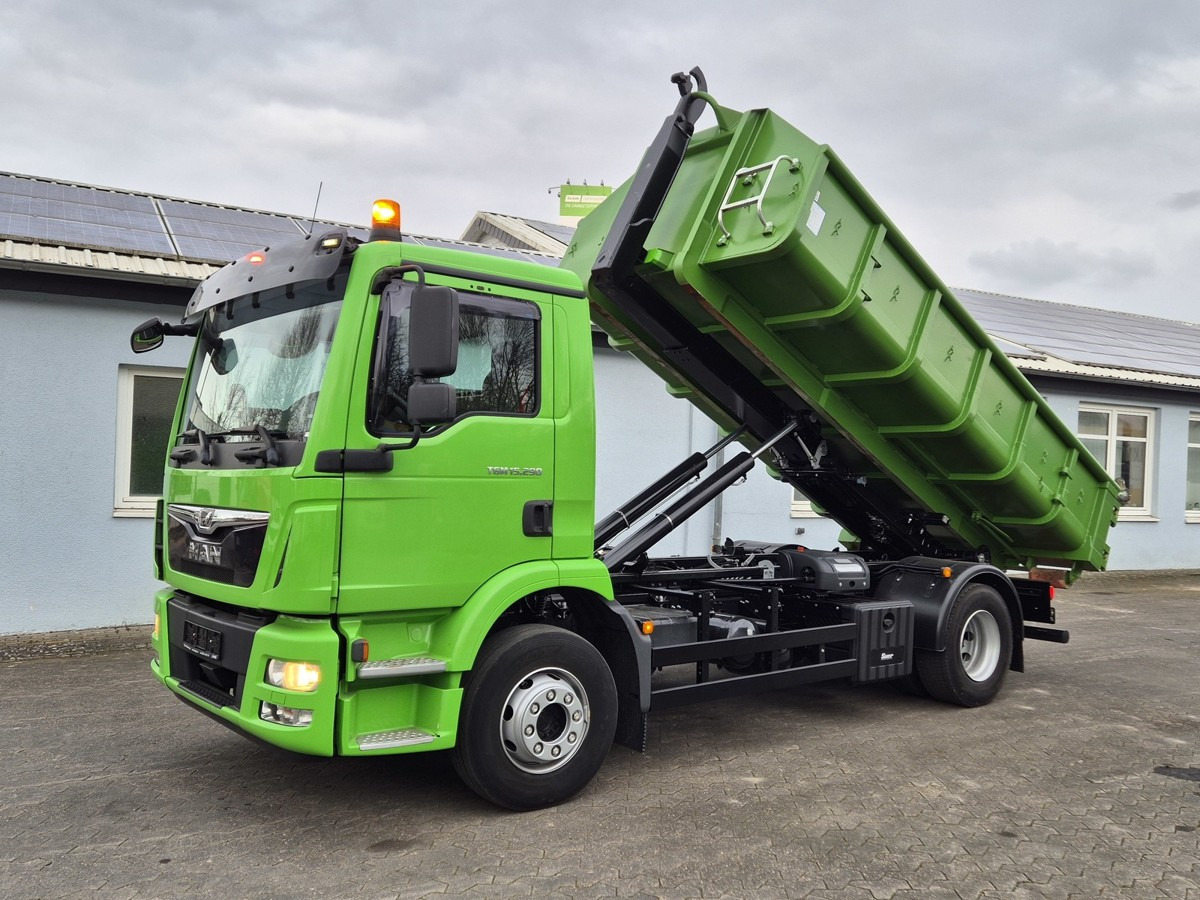 MAN TGM 15.290 BL Aut. Abrollkipper AHK - 吊钩升降车:图1 MAN TGM 15.290 BL Aut. Abrollkipper AHK - 吊钩升降车:图1