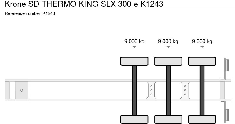 冷藏半拖车 Krone SD THERMO KING SLX 300 e:图10 冷藏半拖车 Krone SD THERMO KING SLX 300 e:图10