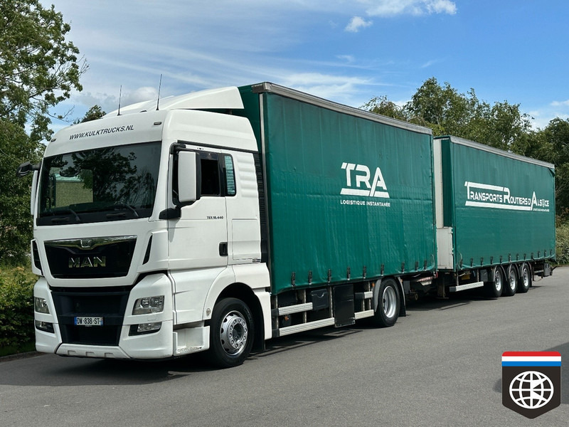 MAN TGX 18 440 NIGHT A/C - RETARDER - COMBI FREUHAUF - 侧帘卡车:图1 MAN TGX 18 440 NIGHT A/C - RETARDER - COMBI FREUHAUF - 侧帘卡车:图1