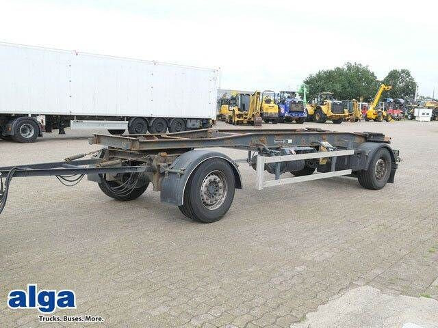 Huffermann HSA 18.70, Container, Schlitten, SAF, Luftfed. - 集装箱运输车/ 可拆卸车身的拖车:图1 Huffermann HSA 18.70, Container, Schlitten, SAF, Luftfed. - 集装箱运输车/ 可拆卸车身的拖车:图1