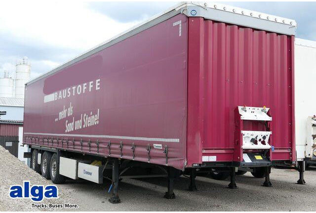 Krone SD, Gelenkt, Luft-Lift, Mitnahmestapler, Edscha - 侧帘半拖车:图1 Krone SD, Gelenkt, Luft-Lift, Mitnahmestapler, Edscha - 侧帘半拖车:图1