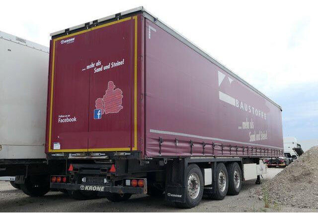 Krone SD, Gelenkt, Luft-Lift, Mitnahmestapler, Edscha - 侧帘半拖车:图5 Krone SD, Gelenkt, Luft-Lift, Mitnahmestapler, Edscha - 侧帘半拖车:图5