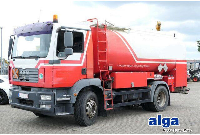 MAN 18.280 TGM, 14m³, 3 Kammern, 2x Schlauchtrommel - 罐车:图1 MAN 18.280 TGM, 14m³, 3 Kammern, 2x Schlauchtrommel - 罐车:图1