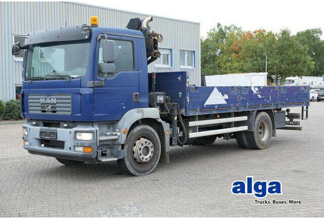 MAN 18.280 TGM 4x2, Hiab 099B-1Hiduo, Funk, Klima - 栏板式/ 平板卡车:图1 MAN 18.280 TGM 4x2, Hiab 099B-1Hiduo, Funk, Klima - 栏板式/ 平板卡车:图1