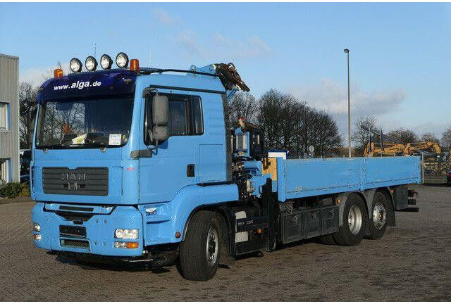 MAN 26.440 6x4H-2 BL TGA, Terex-Atlas 165.5, Funk - 栏板式/ 平板卡车:图2 MAN 26.440 6x4H-2 BL TGA, Terex-Atlas 165.5, Funk - 栏板式/ 平板卡车:图2