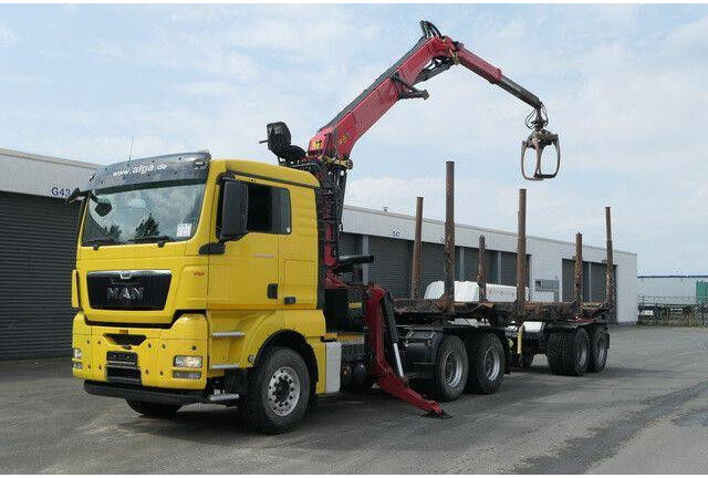 MAN 26.540 TGX 6x4, Kombizug, Huttner LNZK 20 - 木材运输车:图2 MAN 26.540 TGX 6x4, Kombizug, Huttner LNZK 20 - 木材运输车:图2