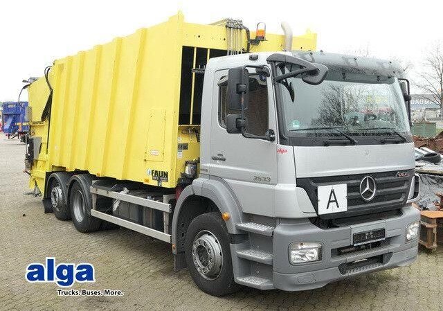 Mercedes-Benz 2533 L Axor 6x2,Faun,Variopress,Zöller-Schüttung - 垃圾车:图1 Mercedes-Benz 2533 L Axor 6x2,Faun,Variopress,Zöller-Schüttung - 垃圾车:图1