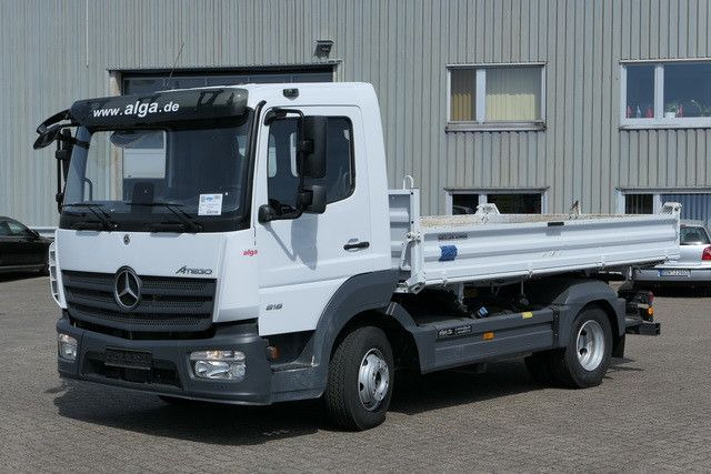 Mercedes-Benz 818 K Atego 4x2, Meiller, 2x AHK, 14tkm, Klima - 翻斗货车:图4 Mercedes-Benz 818 K Atego 4x2, Meiller, 2x AHK, 14tkm, Klima - 翻斗货车:图4