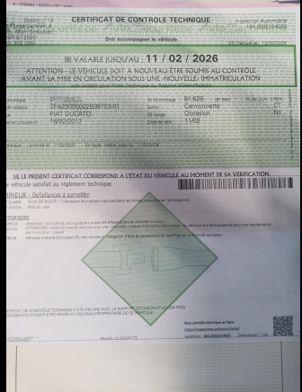 Camionnette Fiat Ducato H2L2 (2017-81650 km-VIN:ZFA25000002B99703)) - 汽车:图5 Camionnette Fiat Ducato H2L2 (2017-81650 km-VIN:ZFA25000002B99703)) - 汽车:图5