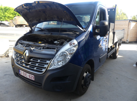 Camionnette tribenne Renault Master (2017-159.080 km) - 平板货车:图1 Camionnette tribenne Renault Master (2017-159.080 km) - 平板货车:图1