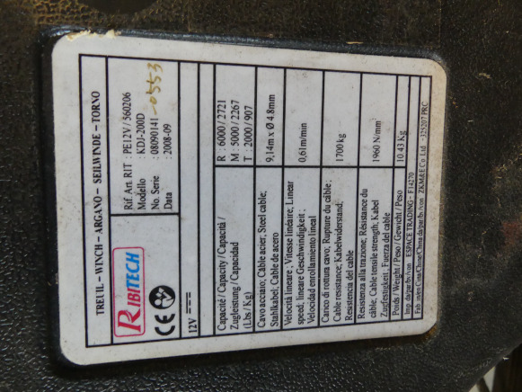 Treuil Ribitech KDG 200D - 绞车 适用于 林业设备:图4 Treuil Ribitech KDG 200D - 绞车 适用于 林业设备:图4