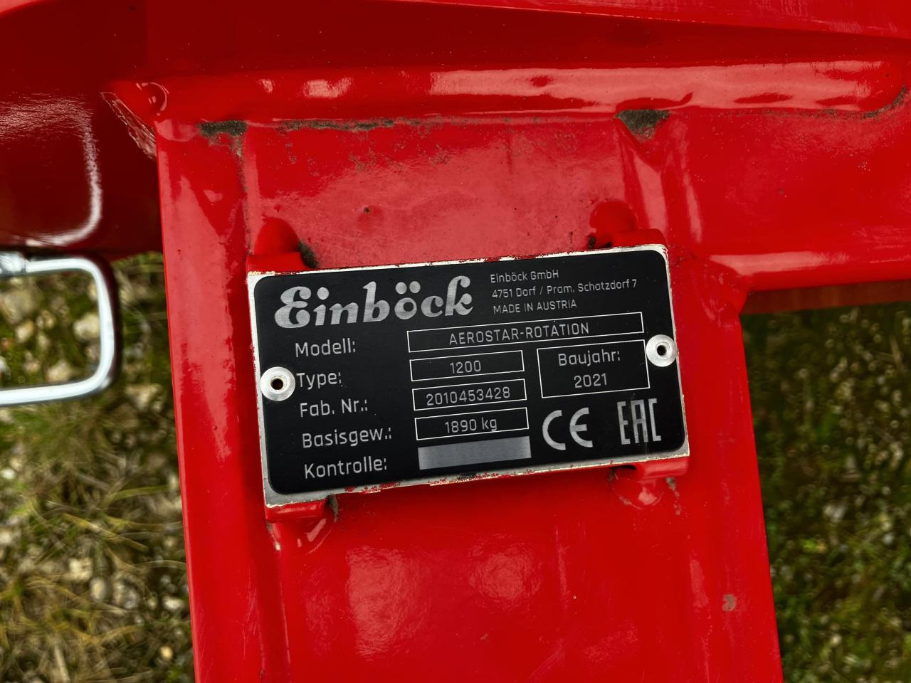 Einböck Aerostar 1200 Classic - 土壤耕作设备:图5 Einböck Aerostar 1200 Classic - 土壤耕作设备:图5