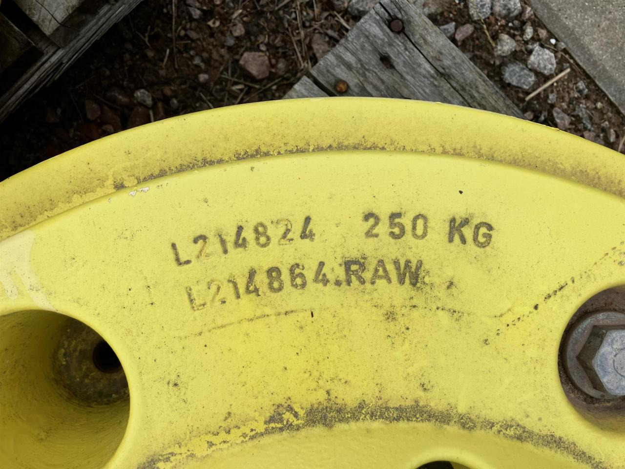John Deere 2x 250kg - 备件 适用于 农业机械:图2 John Deere 2x 250kg - 备件 适用于 农业机械:图2