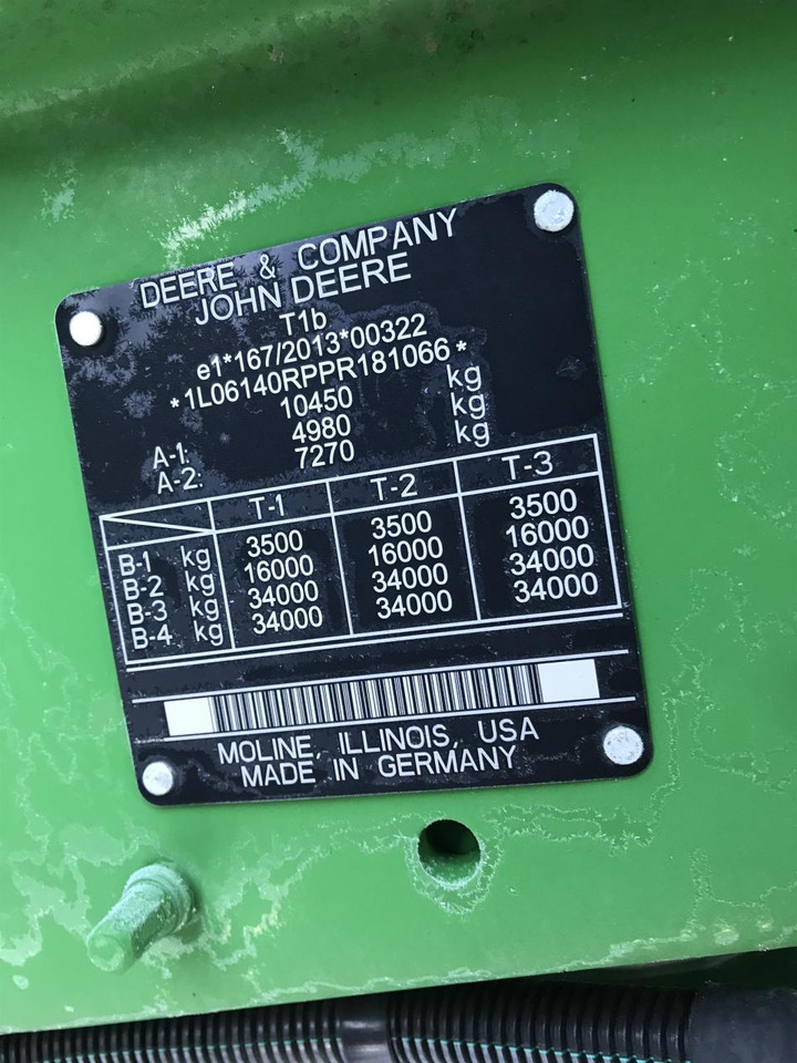 拖拉机 John Deere 6R 140：图8