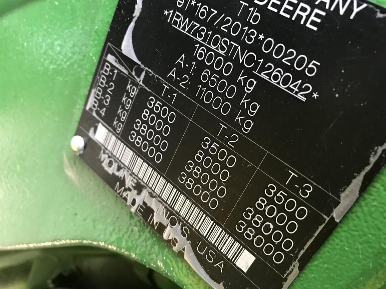 拖拉机 John Deere 7R 310:图15 拖拉机 John Deere 7R 310:图15