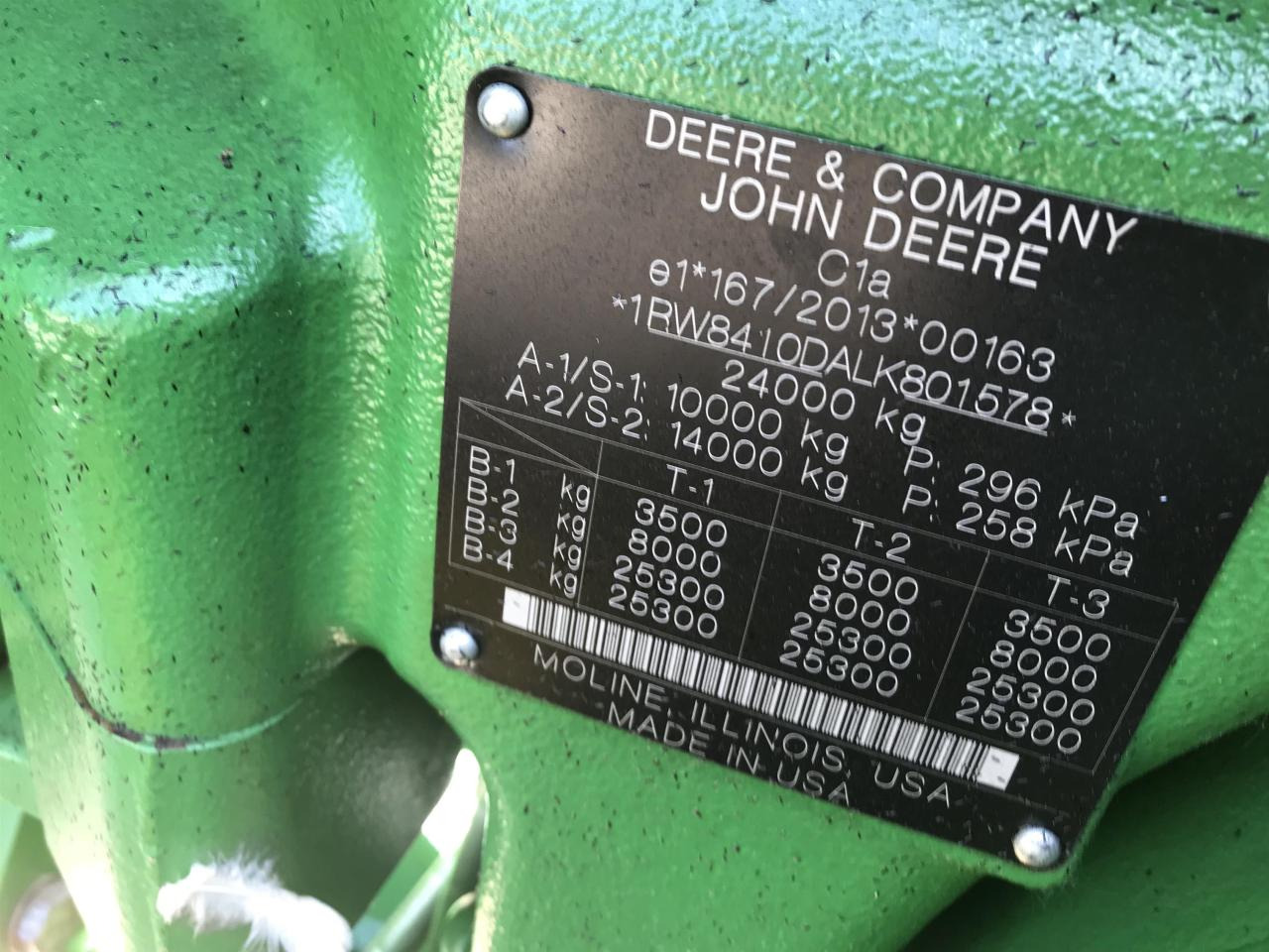 拖拉机 John Deere 8RX 410：图13