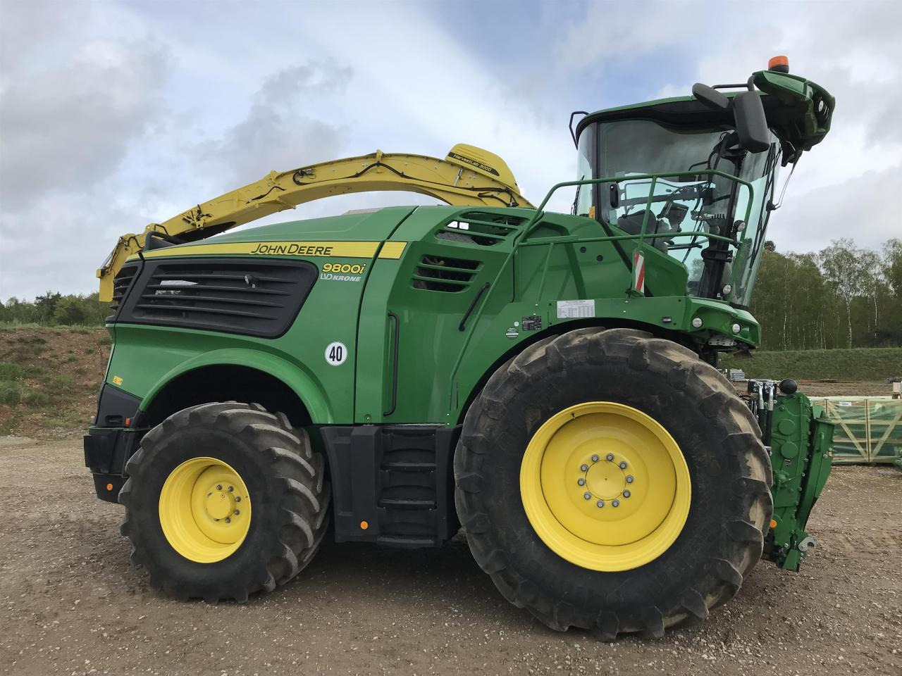 John Deere 9800i - 饲料收割机:图1 John Deere 9800i - 饲料收割机:图1