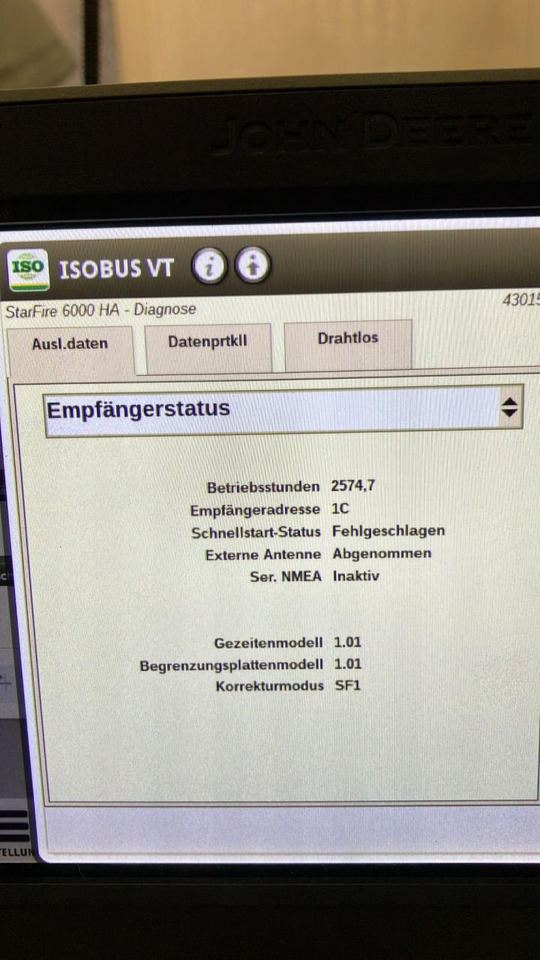 John Deere SF6000 - 导航系统 适用于 农业机械:图5 John Deere SF6000 - 导航系统 适用于 农业机械:图5