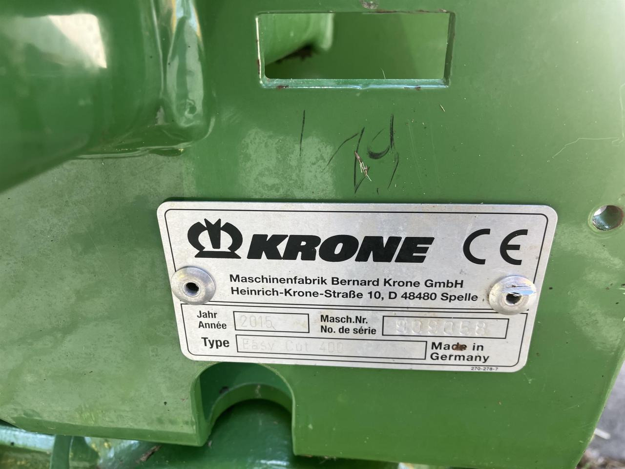 Krone EC 400 - 割草机:图4 Krone EC 400 - 割草机:图4
