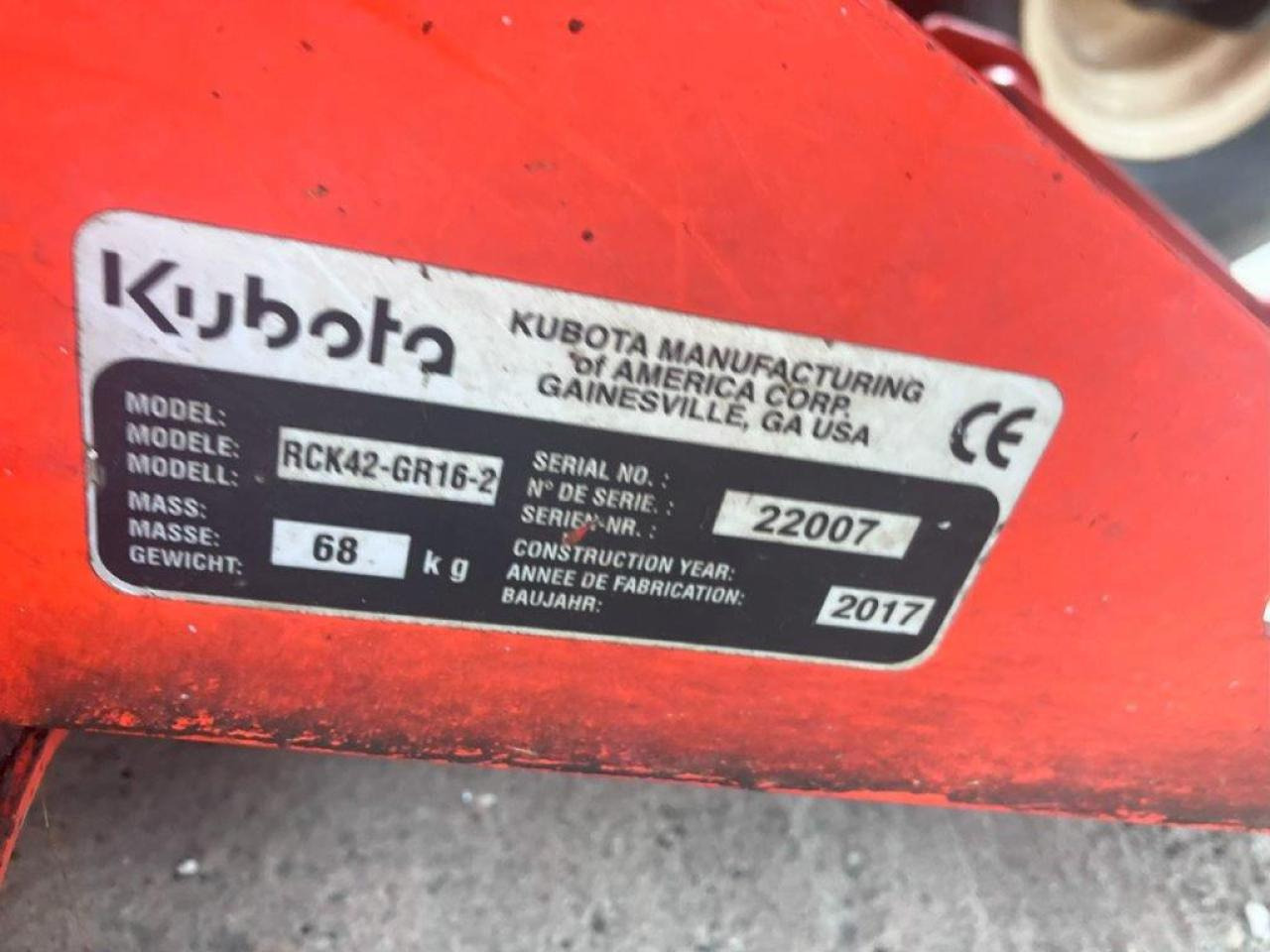 Kubota GR1600-ID-II - 园林割草机:图2 Kubota GR1600-ID-II - 园林割草机:图2
