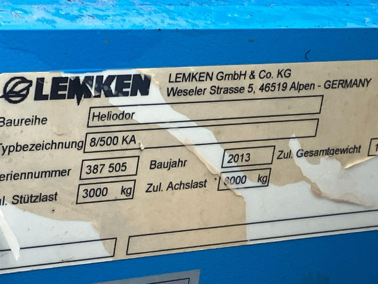 Lemken Solitair 9/450KA-DS - 条播机:图3 Lemken Solitair 9/450KA-DS - 条播机:图3