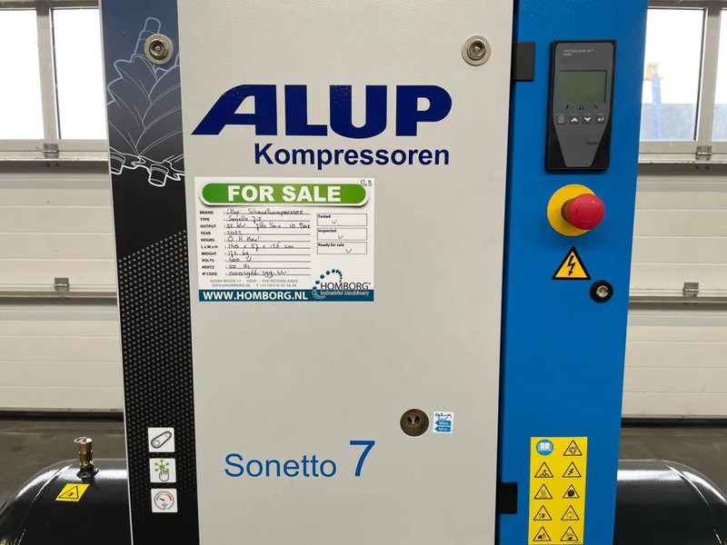 Alup Sonetto 7.5 + 200 Elektrische Schroefcompressor 5.5 kw 780 L / min 10 Bar - 空气压缩机:图5 Alup Sonetto 7.5 + 200 Elektrische Schroefcompressor 5.5 kw 780 L / min 10 Bar - 空气压缩机:图5
