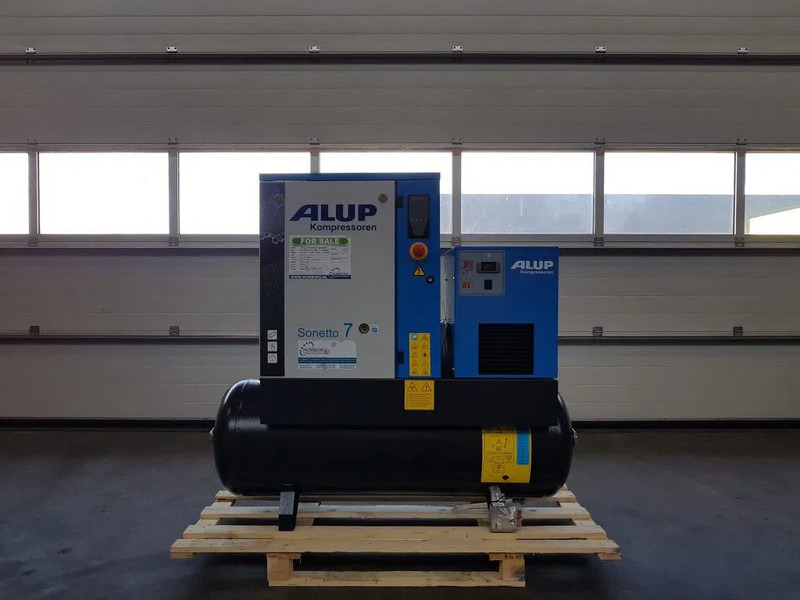 Alup Sonetto 7.5 + 200 Elektrische Schroefcompressor met ketel en droger 5.5 kW 750 L / min 10 Bar - 空气压缩机:图1 Alup Sonetto 7.5 + 200 Elektrische Schroefcompressor met ketel en droger 5.5 kW 750 L / min 10 Bar - 空气压缩机:图1
